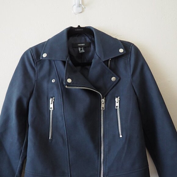 Nwt Forever 21 Moto Jacket sz S - Picture 13 of 13